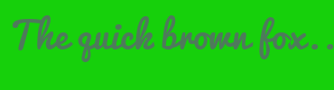 Image with Font Color 4E7A5B and Background Color 16D00B